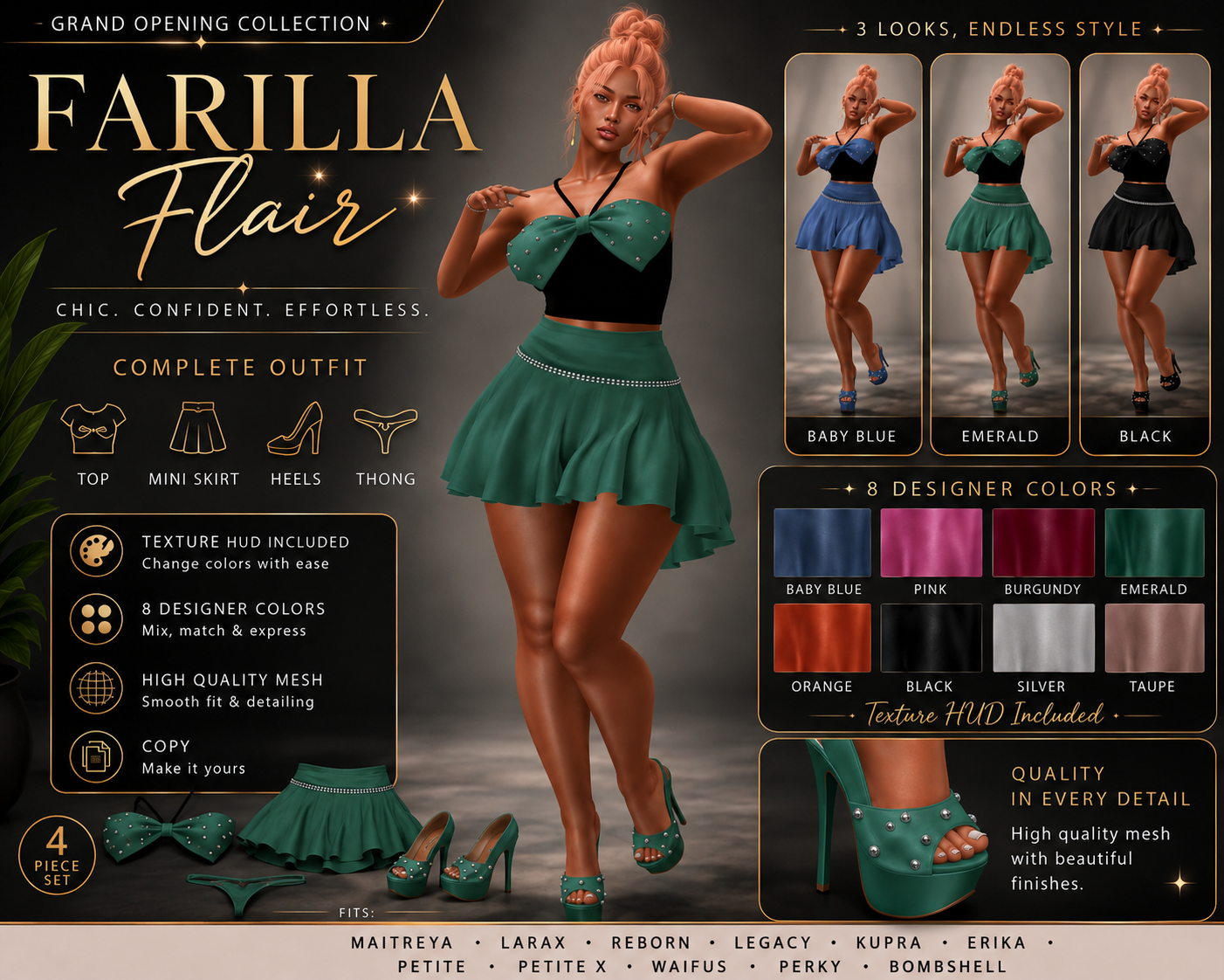 Farilla Flair collection advertisement